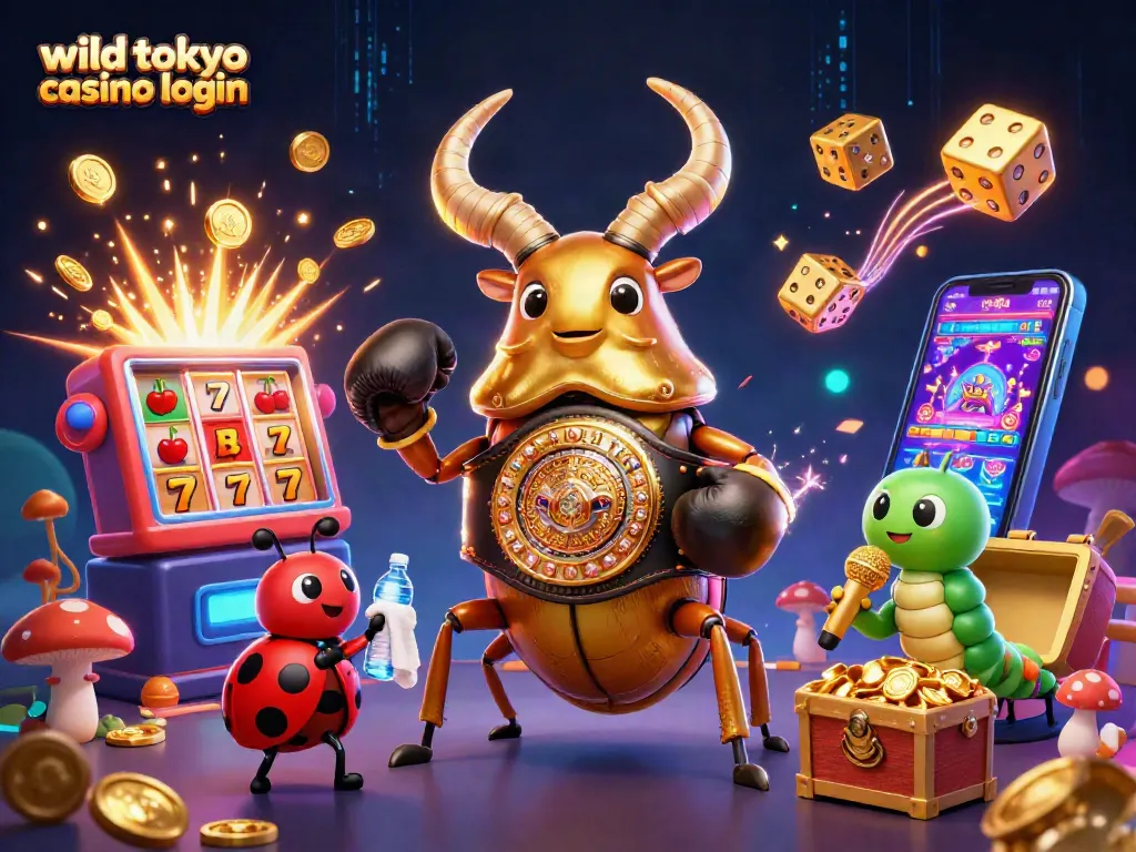 Engage with wild tokyo casino login through a vibrant 3D casino scene full of excitement.